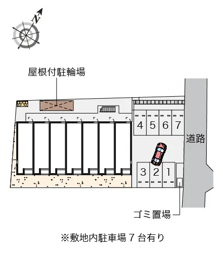 北本市東間２丁目 月極駐車場